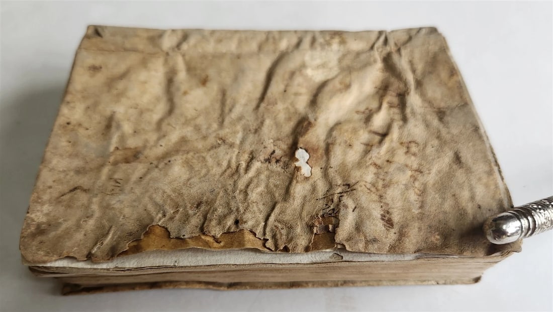 1559 AVISO DE FAVORITI ET DOTTRINA DE CORTIGIANI antique vellum binding 16th C - 4