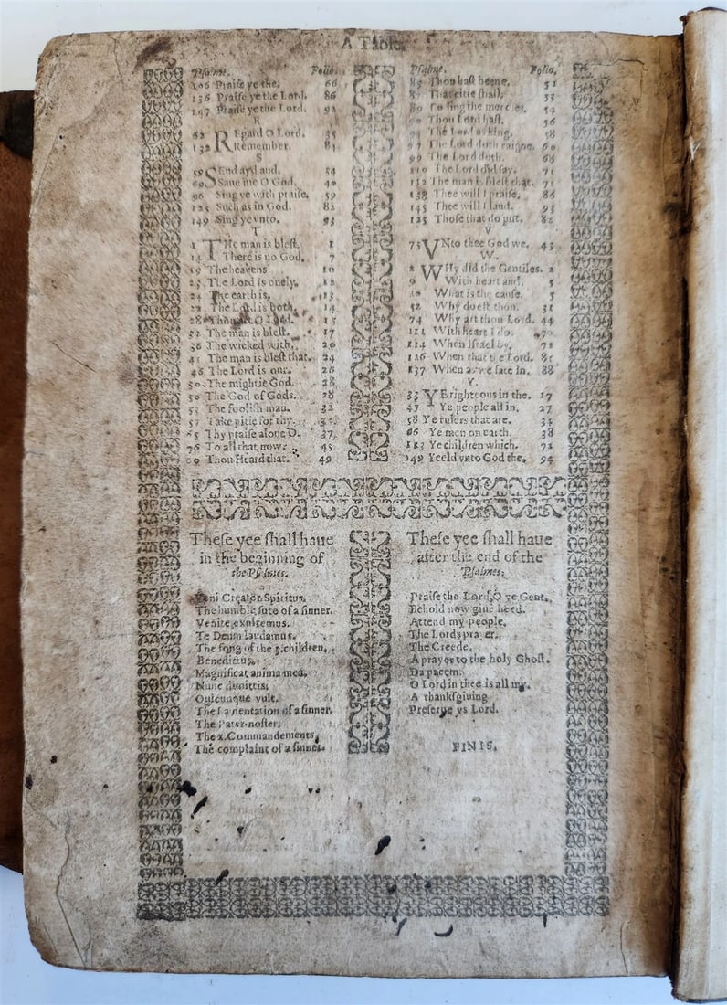 1567 BIBLE in LATIN 2 VOLUMES by PLANTIN antique incl. 1612 R.Barker partial NT - 6