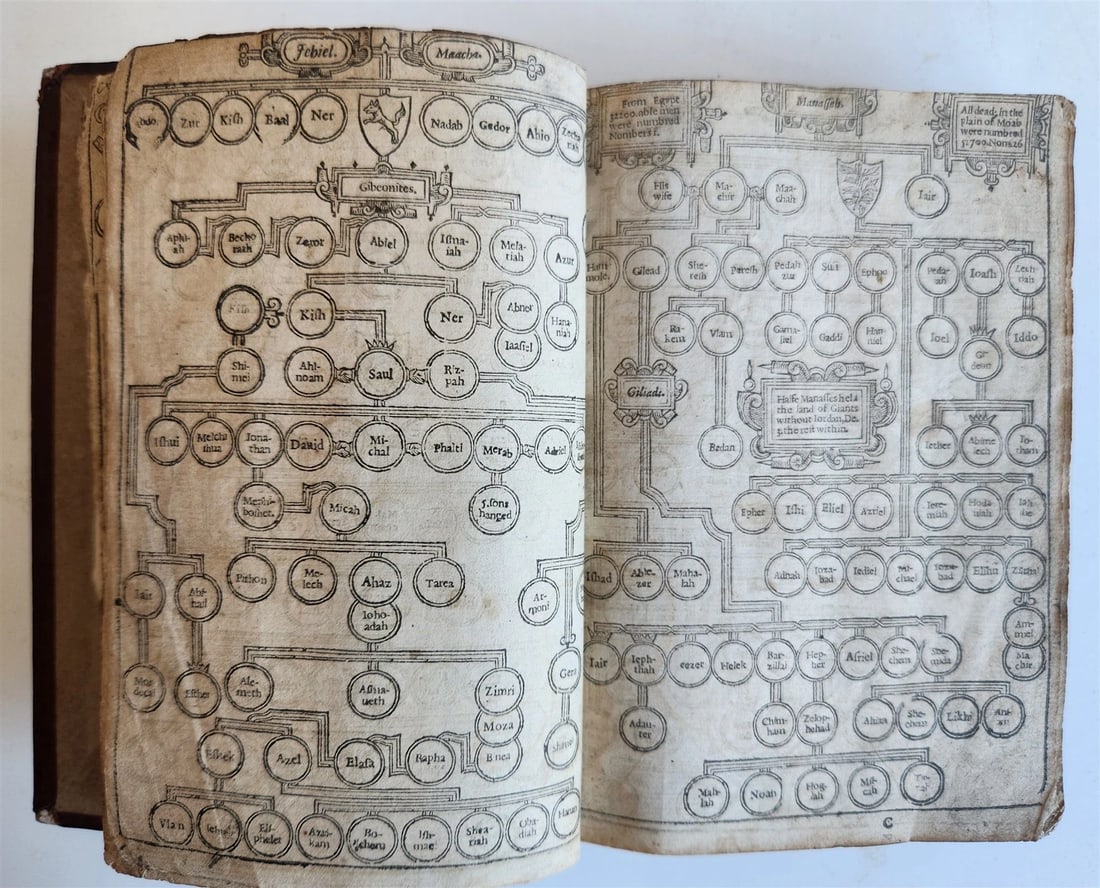 1618 BIBLE in ENGLISH antique OLD & NEW TESTAMENT by Bonham Norton and John Bill - 6