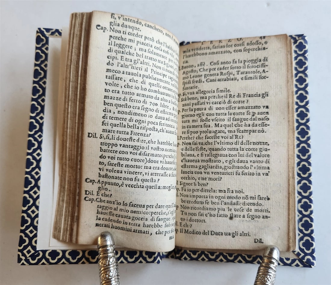 1597 THEATER PLAY by ODDI SFORZA in ITALIAN antique Duel of Love & Friendship - 3