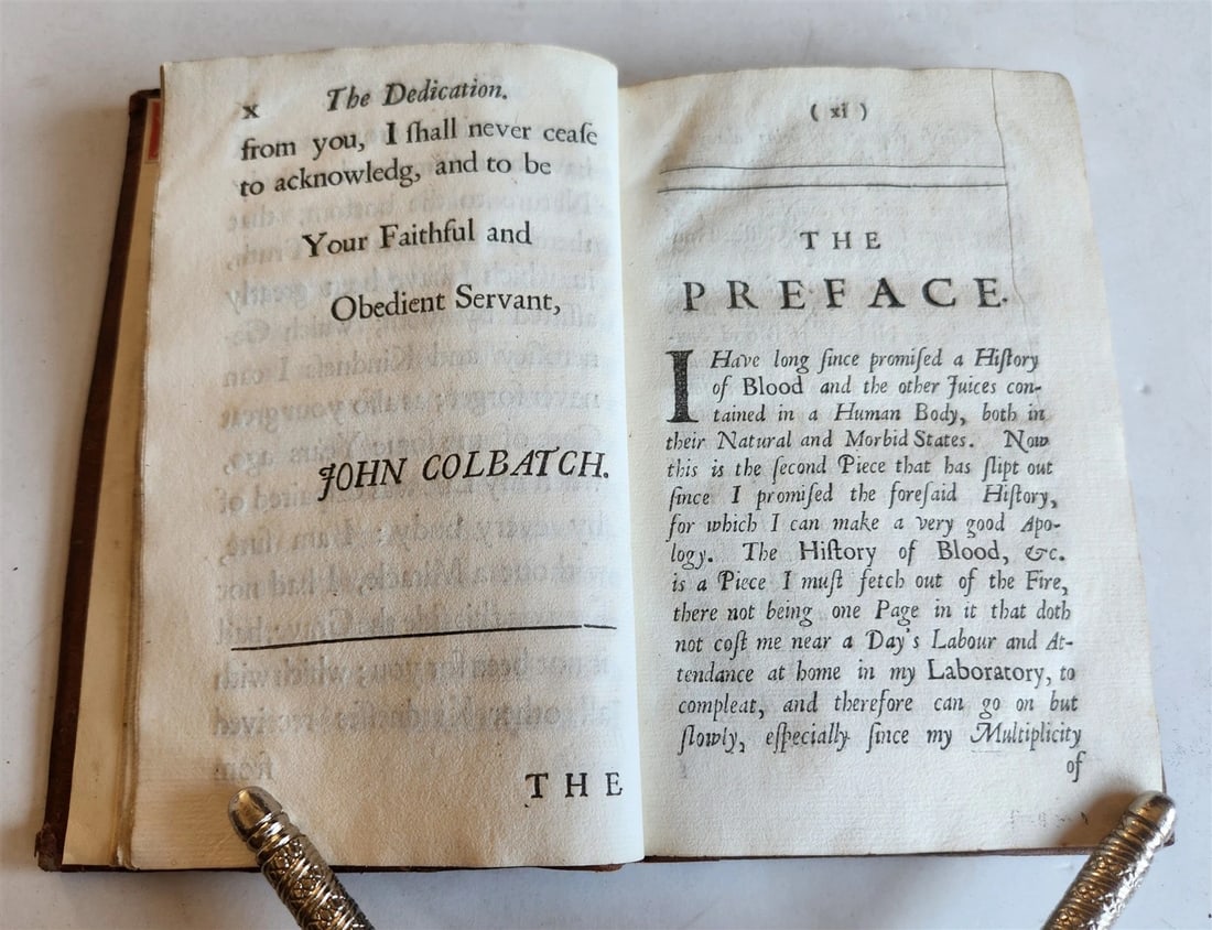 1697 TREATISE of GOUT by JOHN COLBATCH in ENGLISH antique medicine pharmacology - 5