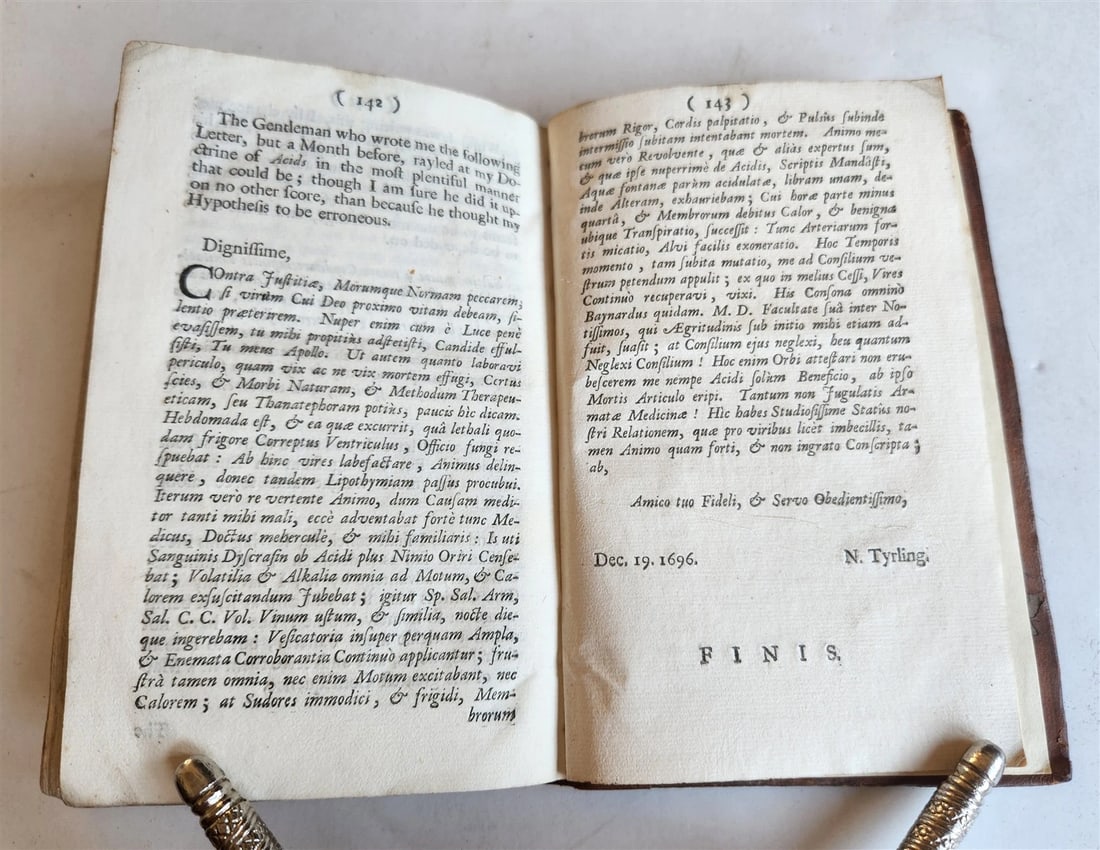 1697 TREATISE of GOUT by JOHN COLBATCH in ENGLISH antique medicine pharmacology - 6