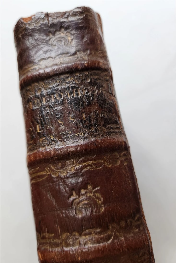 1794 Bibliotheca classica sive Lexicon manuale antique ARMORIAL BINDING - 6