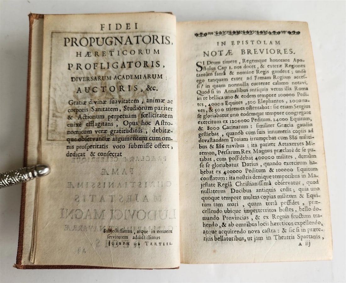 1690 ASTROLOGY & HOROSCOPE SIGNS Joseph de Tertius antique 17th CENTURY scarce - 13