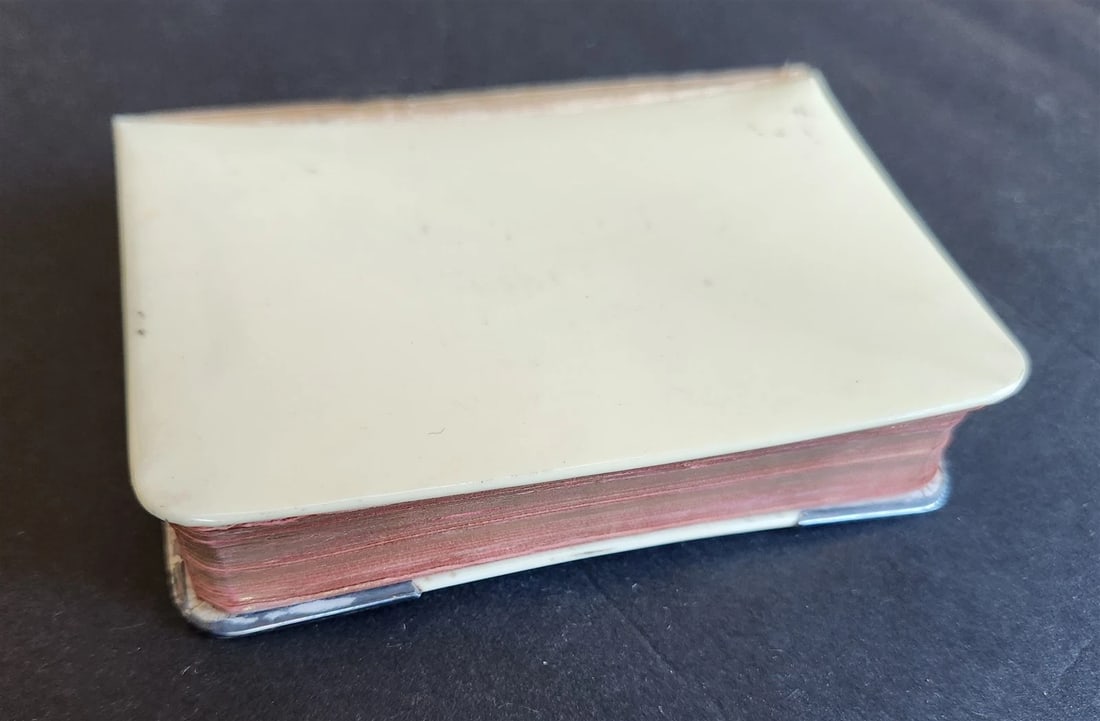 1890s COMMON PRAYER BOOK in ENGLISH antique SILVER DECORATED NICE BINDING - 6