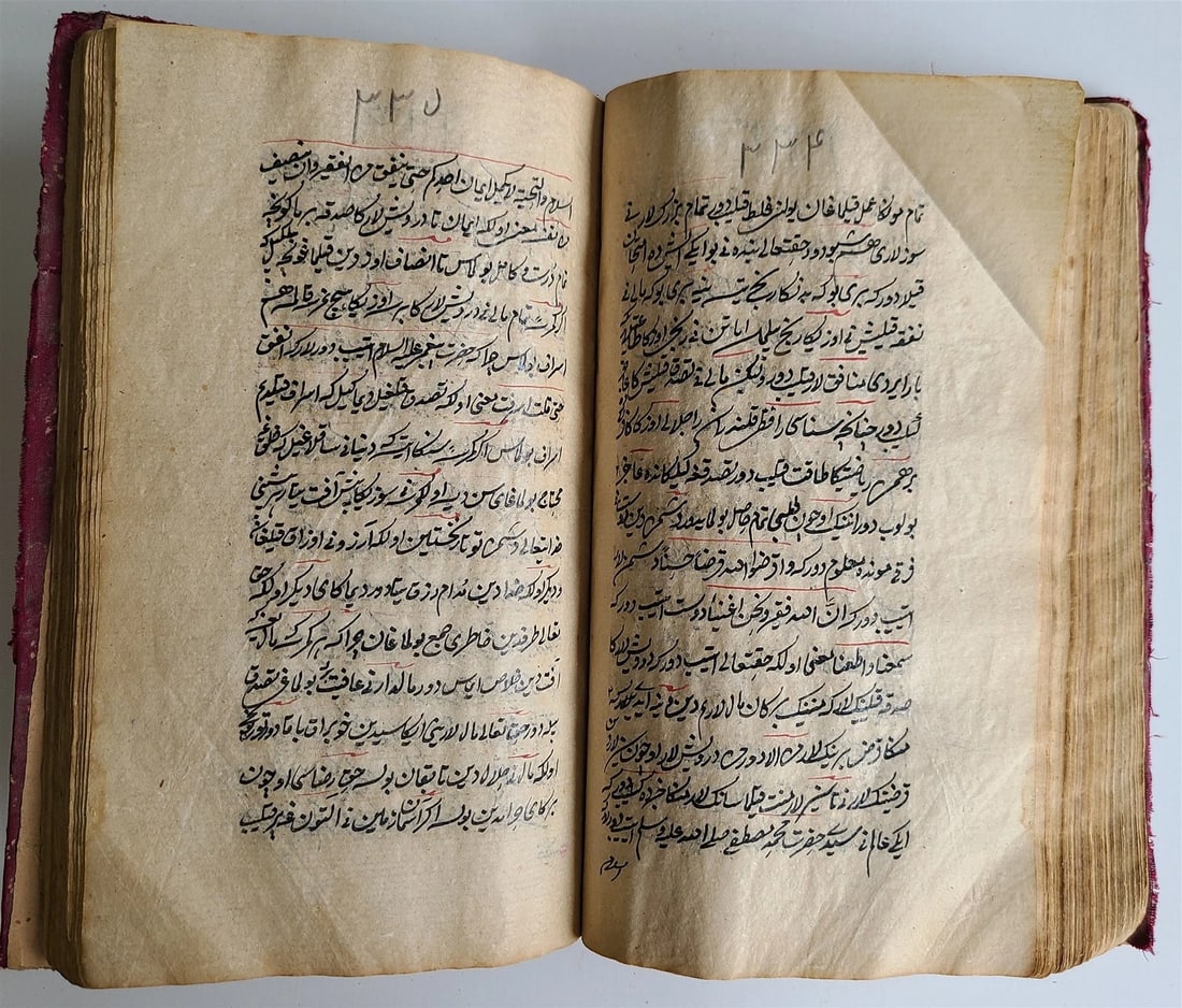 19th CENTURY ISLAMIC MANUSCRIPT QUESTIONS-ANSWERS on ISLAM antique IN CHAGATAI - 9