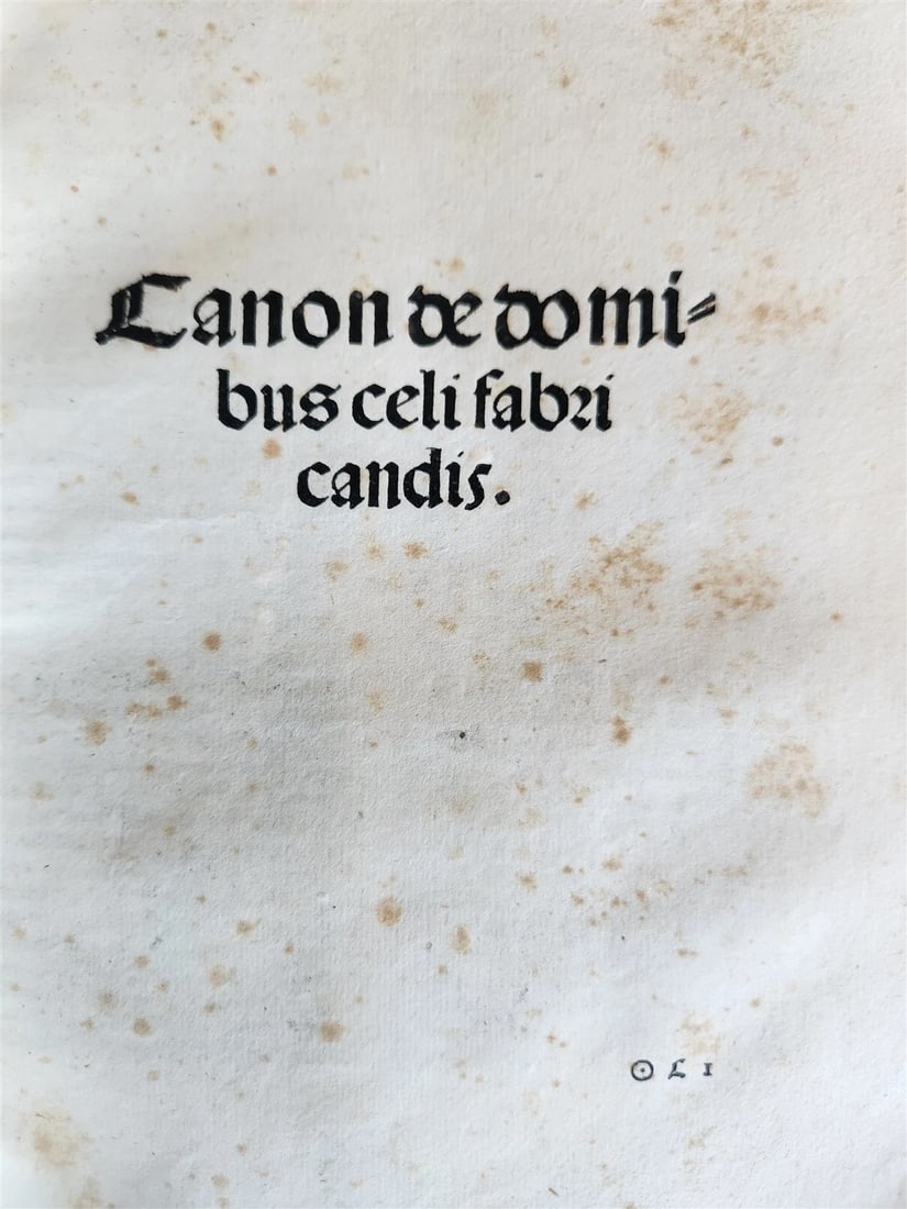 1521 Post-Incunabula ASTROLOGY & ASTRONOMY ALMANACH NOVA by J. Stoeffler ANTIQUE - 2