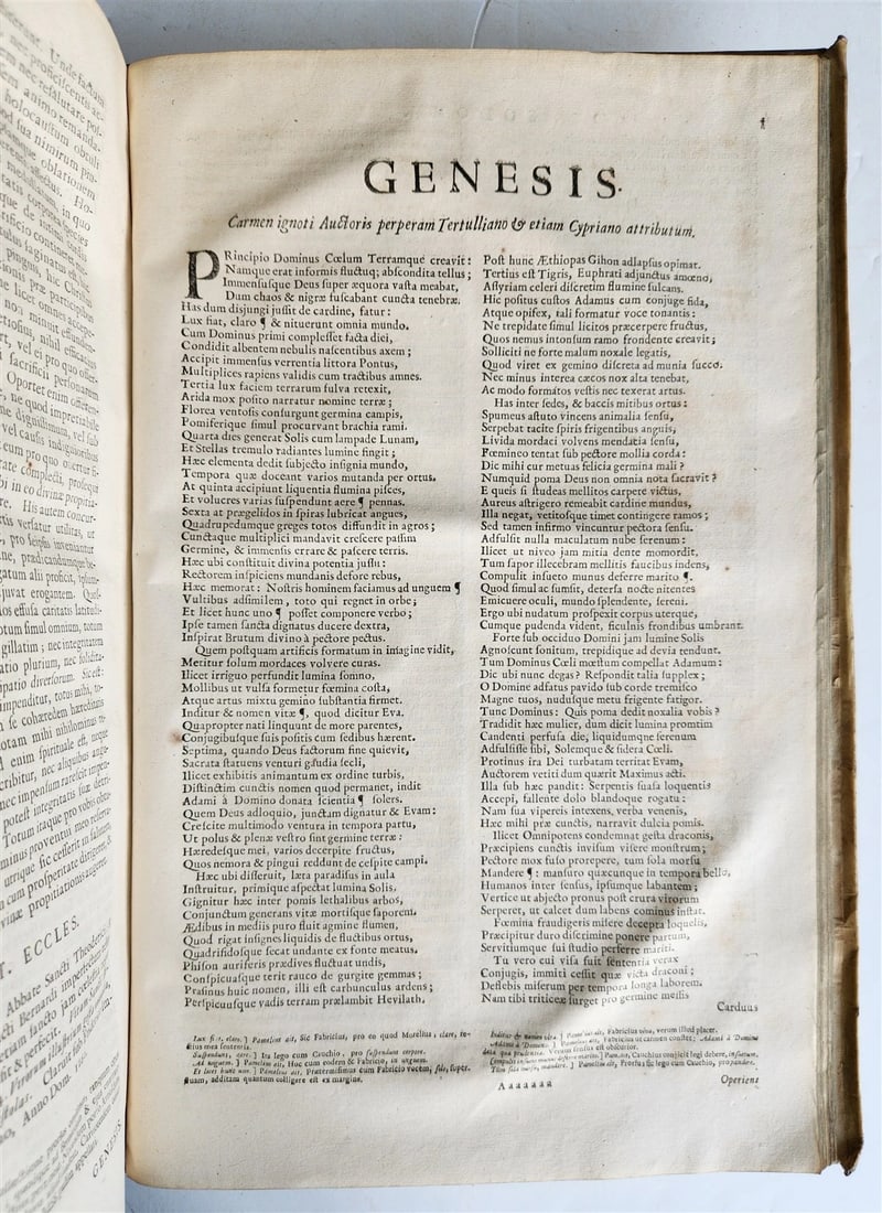 1682 WORKS of ST. CYPRIAN antique 17th CENTURY VELLUM BOUND FOLIO - 10