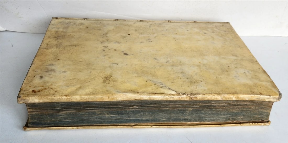 1682 WORKS of ST. CYPRIAN antique 17th CENTURY VELLUM BOUND FOLIO - 4