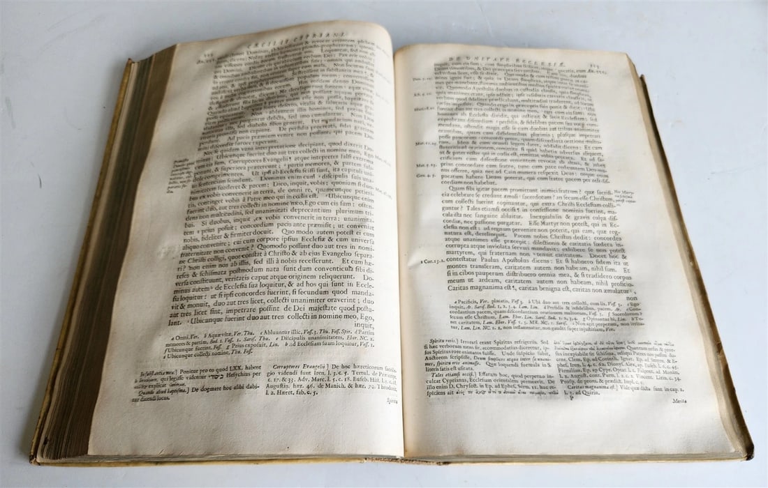 1682 WORKS of ST. CYPRIAN antique 17th CENTURY VELLUM BOUND FOLIO - 7