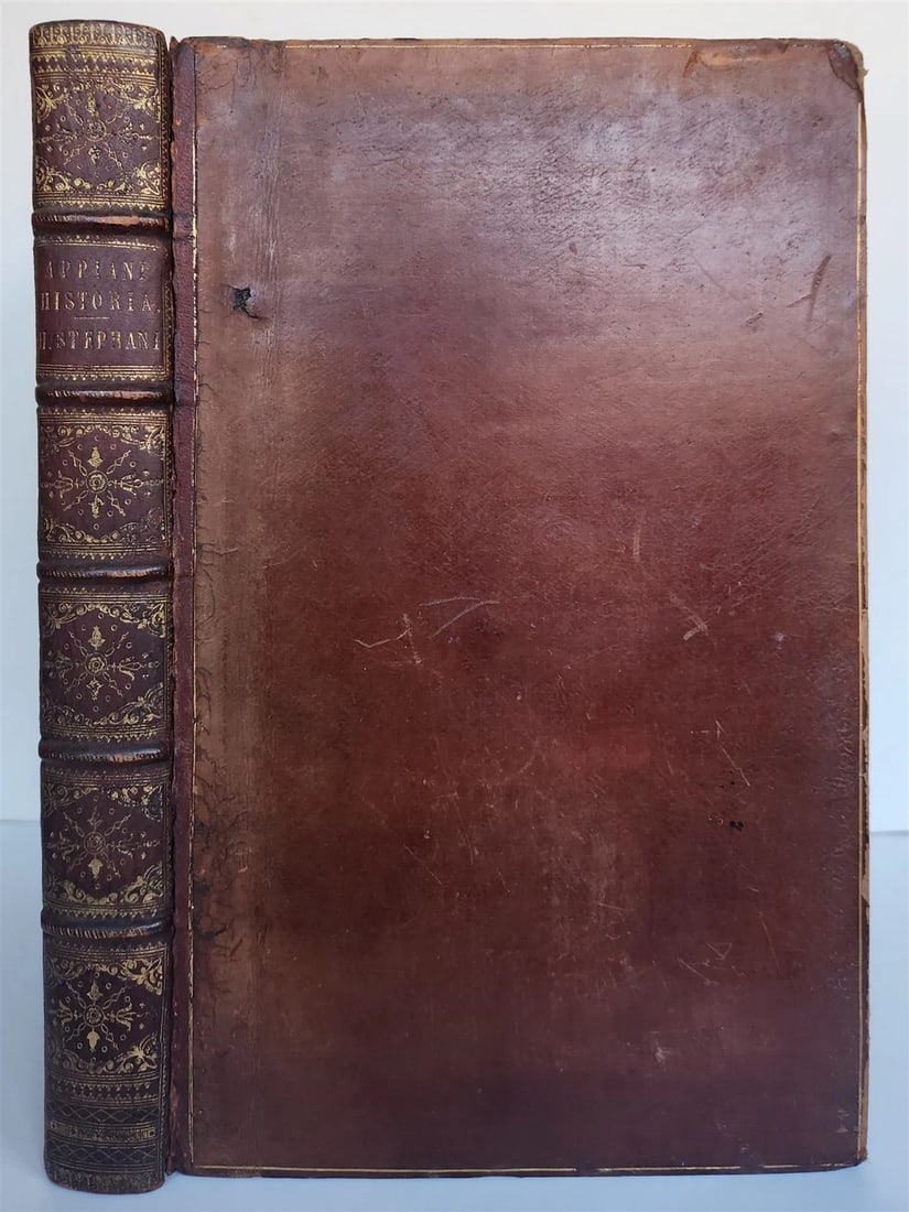 1592 ESTIENNE PRESS HISTORY by APPIAN of ALEXANDRIA 16th CENTURY FOLIO ANTIQUE - 2
