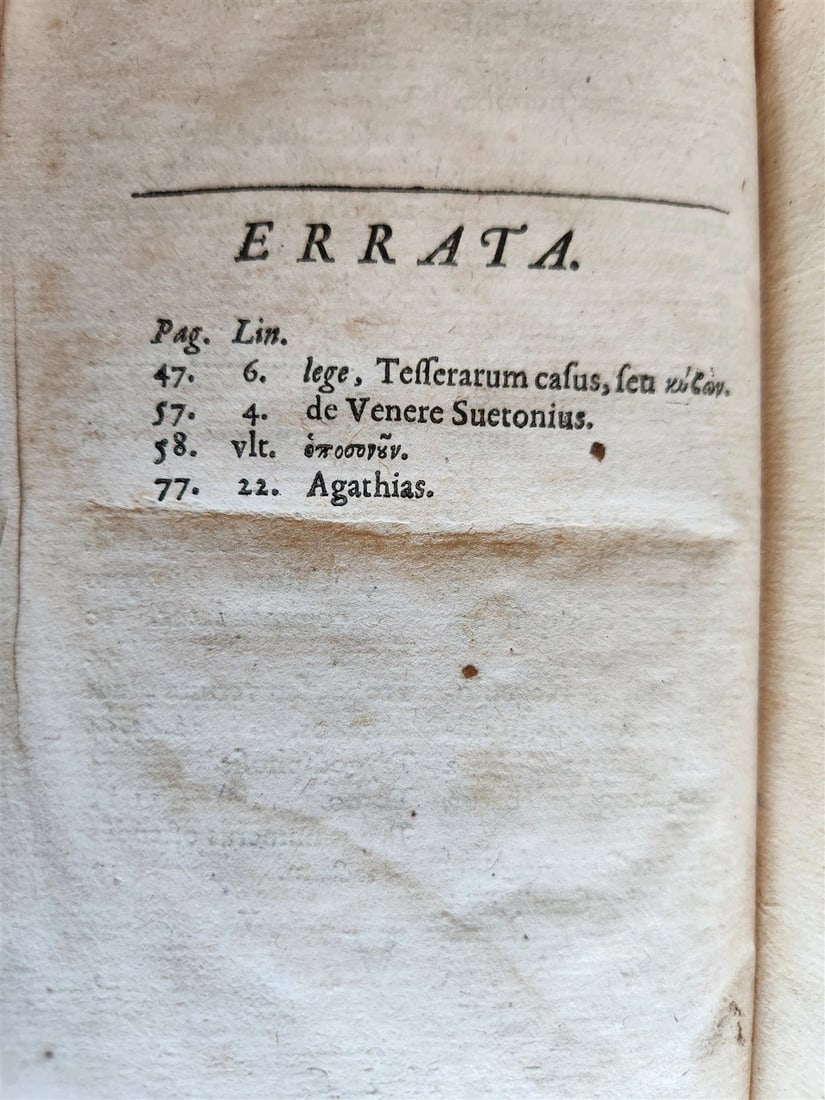 1627 GAMES of ANCIENTS antique De Ludis Privatis, ac Domesticis Veterum SCARCE - 5