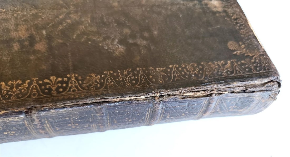 1745 BOOK of PSALMS antique in ENGLISH original binding 18th CENTURY - 14