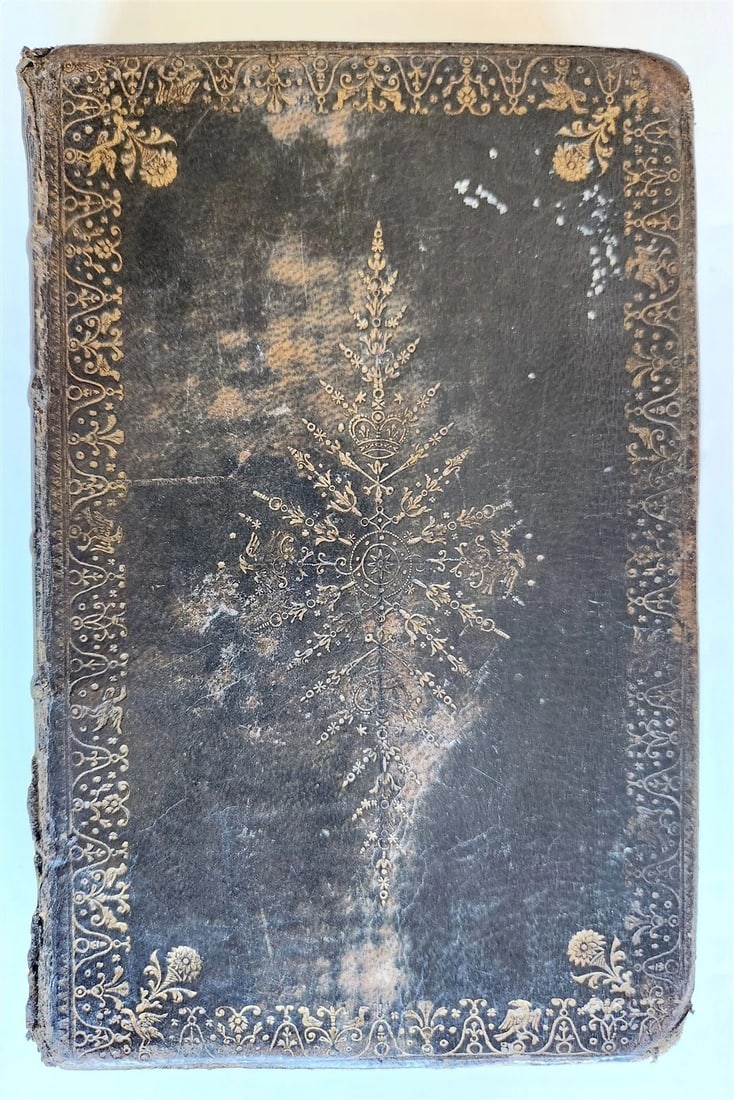 1745 BOOK of PSALMS antique in ENGLISH original binding 18th CENTURY - 3
