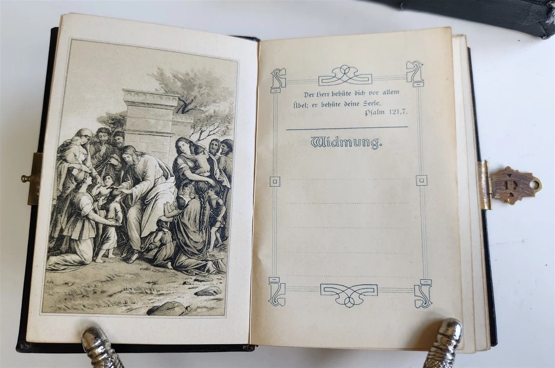 1907 GERMAN HYMNAL antique EVANGELISCHES GASANGBUCH - 4