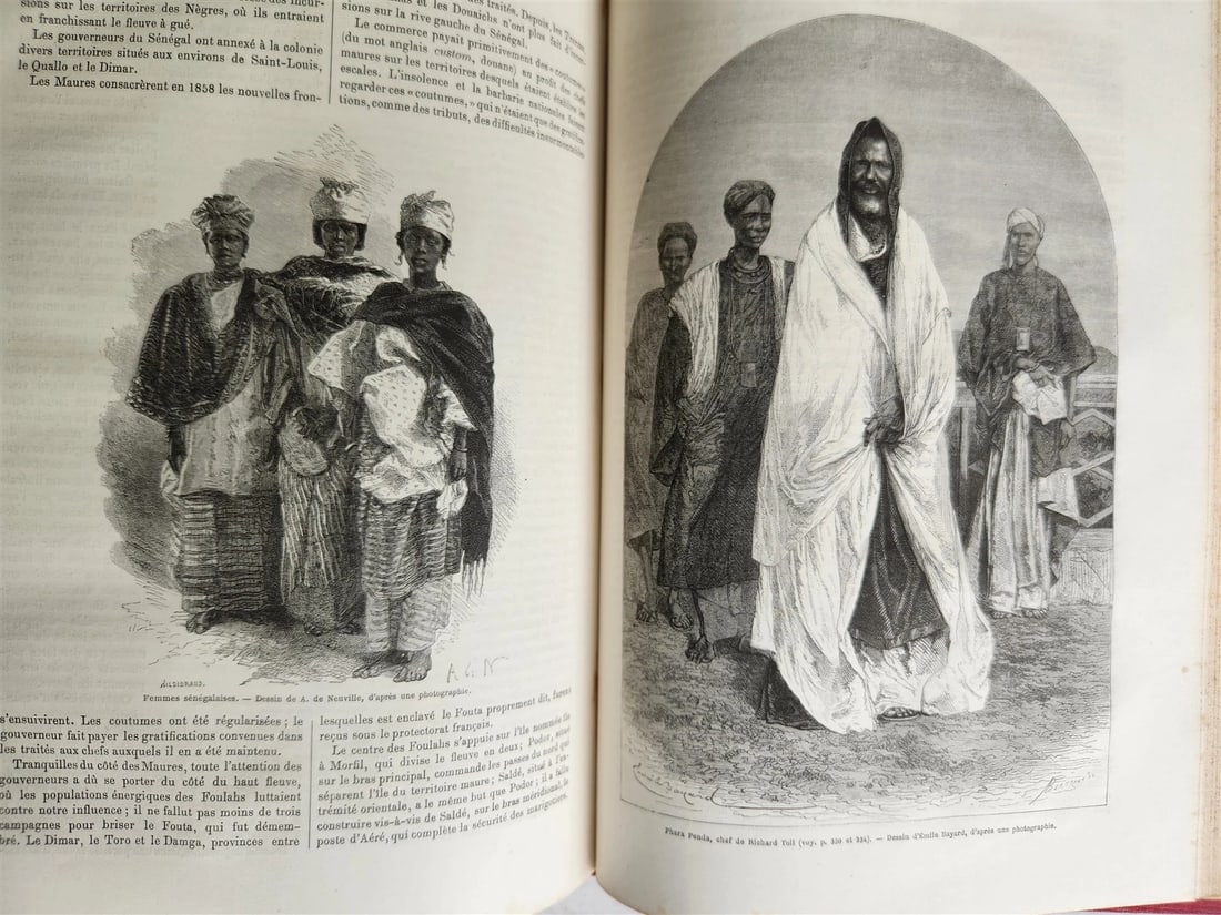 1872 HISTORY VOYAGES ILLUSTRATED antique AFRICA PERU RUSSIA CENTRAL ALPES FRANCE - 10