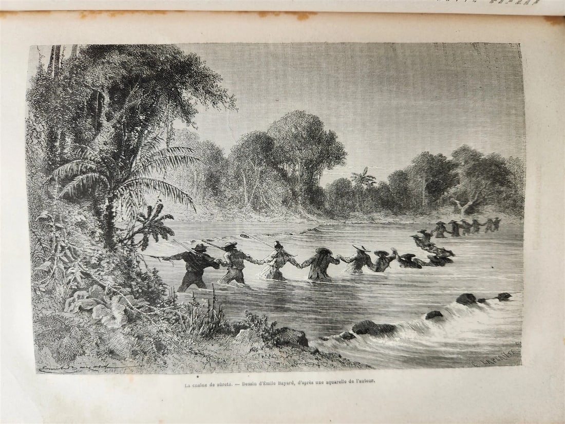 1872 HISTORY VOYAGES ILLUSTRATED antique AFRICA PERU RUSSIA CENTRAL ALPES FRANCE - 15