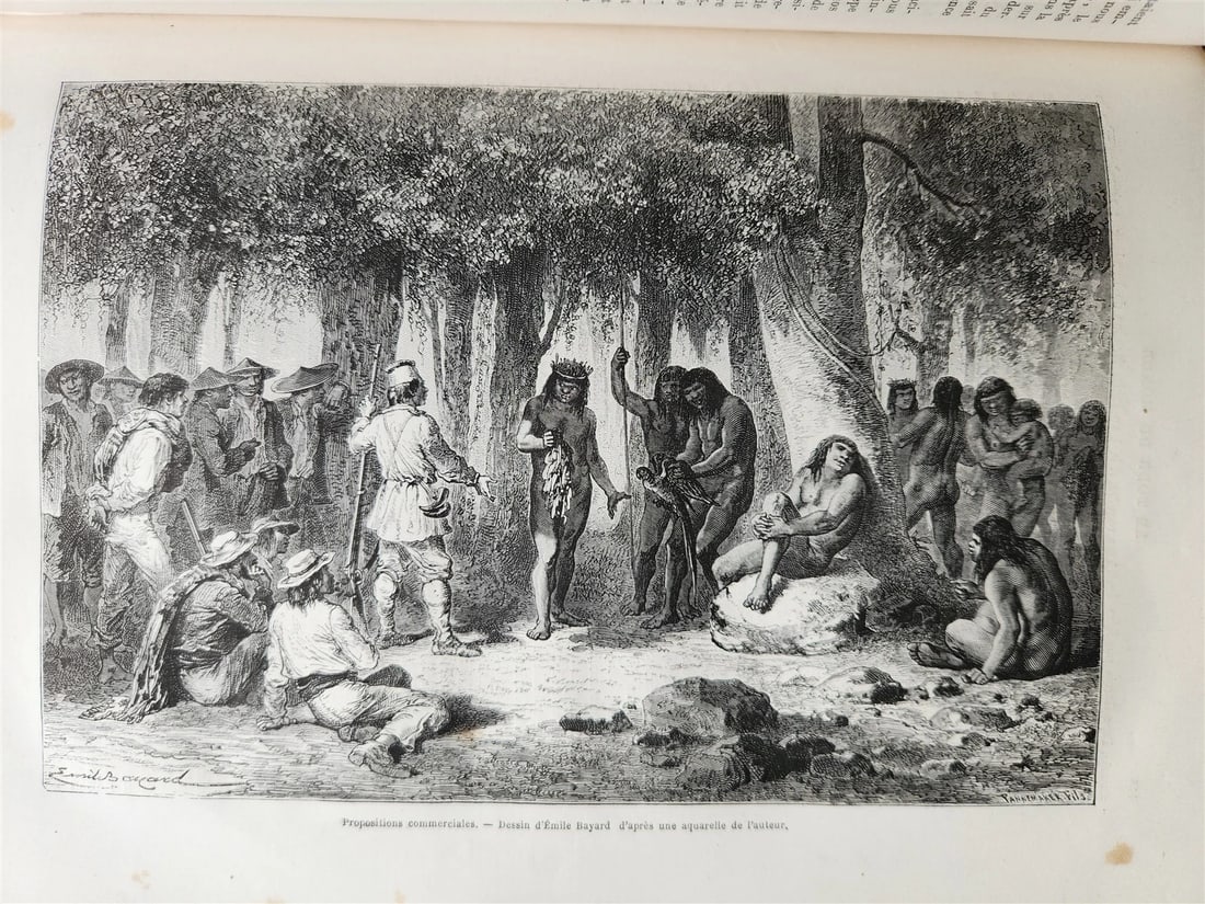 1872 HISTORY VOYAGES ILLUSTRATED antique AFRICA PERU RUSSIA CENTRAL ALPES FRANCE - 17