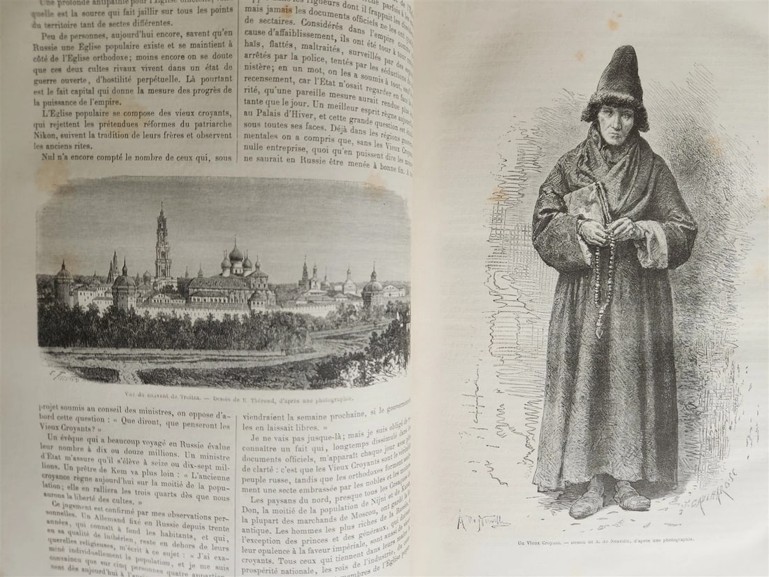 1872 HISTORY VOYAGES ILLUSTRATED antique AFRICA PERU RUSSIA CENTRAL ALPES FRANCE - 20