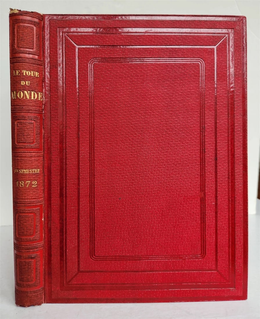 1872 HISTORY VOYAGES ILLUSTRATED antique AFRICA PERU RUSSIA CENTRAL ALPES FRANCE - 2