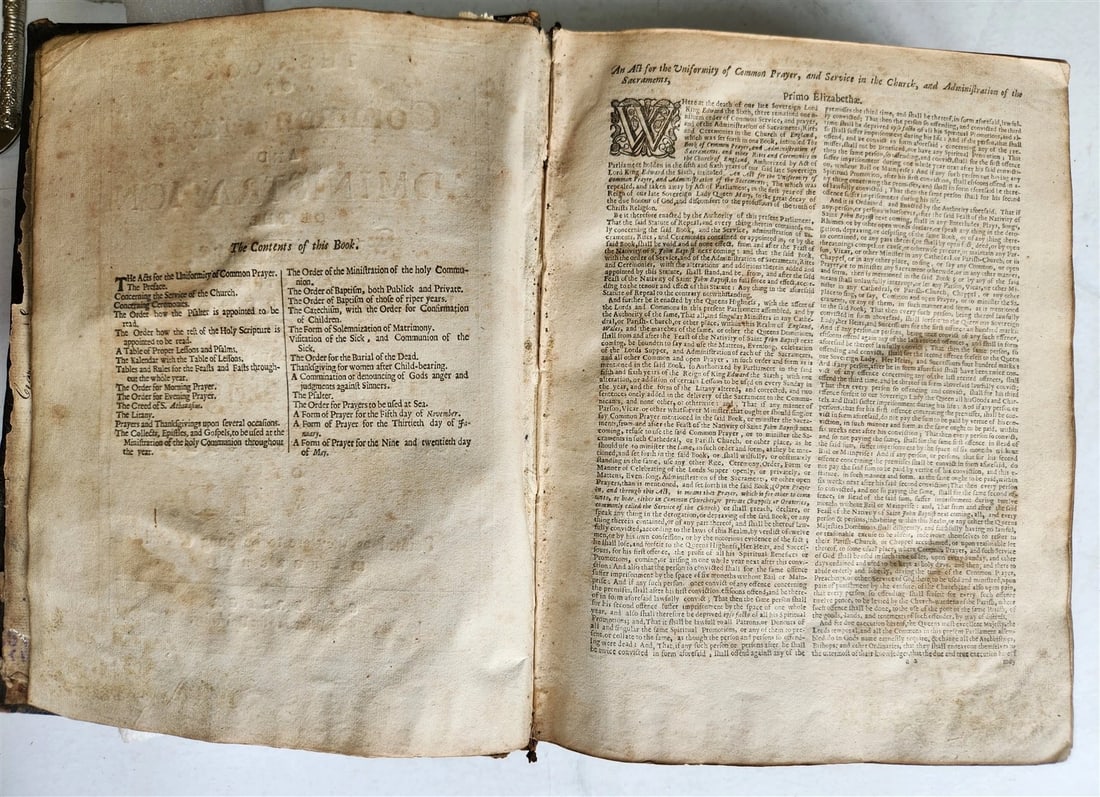 1697 BIBLE in ENGLISH antique OLD & NEW TESTAMENT by the University Printers - 8