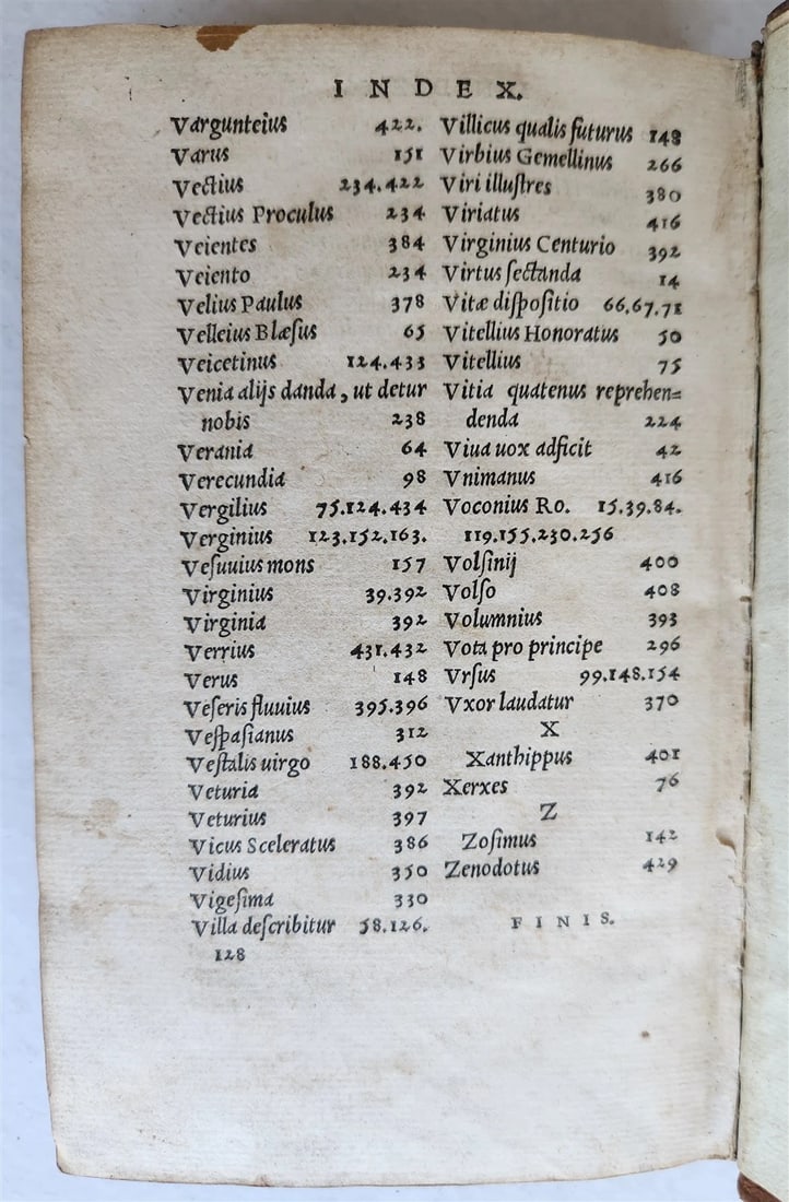 1542 HISTORY by PLINY SECUNDUS antique 16th CENTURY - 4
