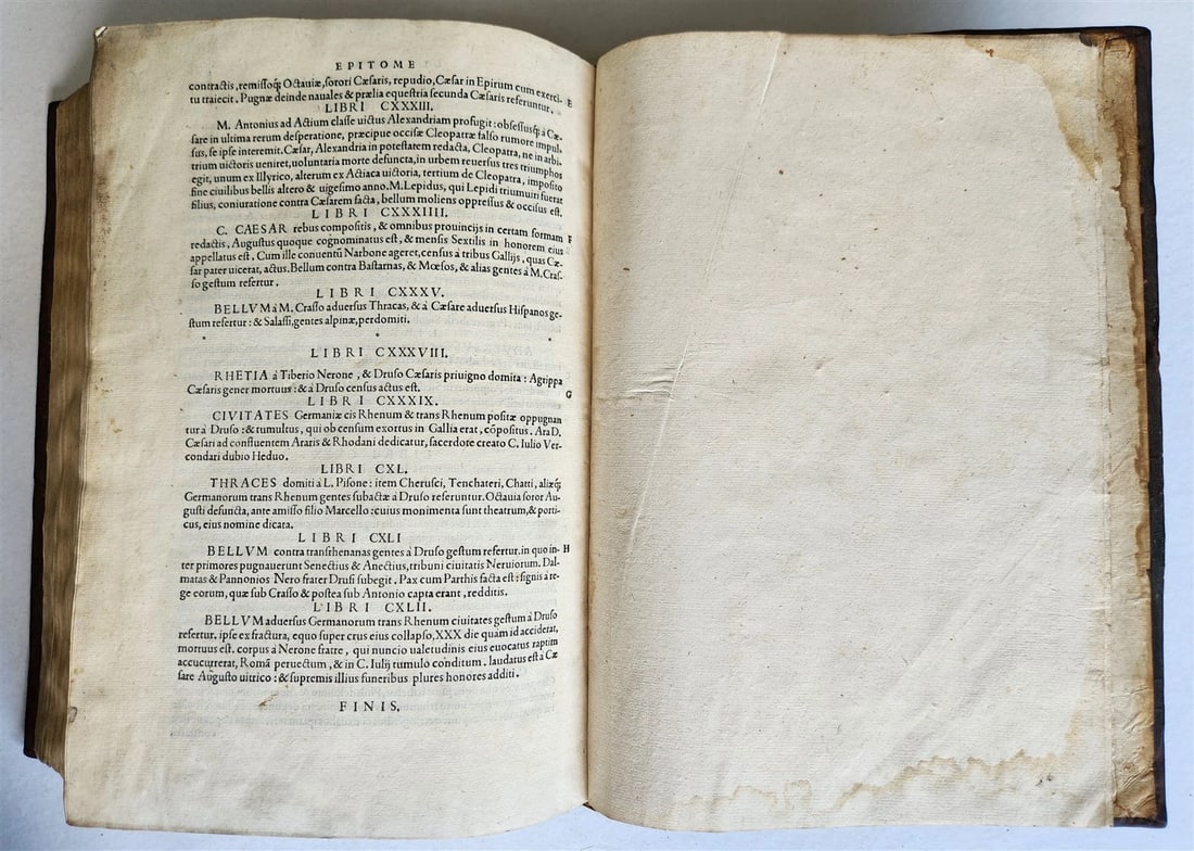 1555 ALDINE PRESS ROMAN HISTORY by TITUS LIVIUS ANTIQUE 16th CENTURY FOLIO Aldus - 14