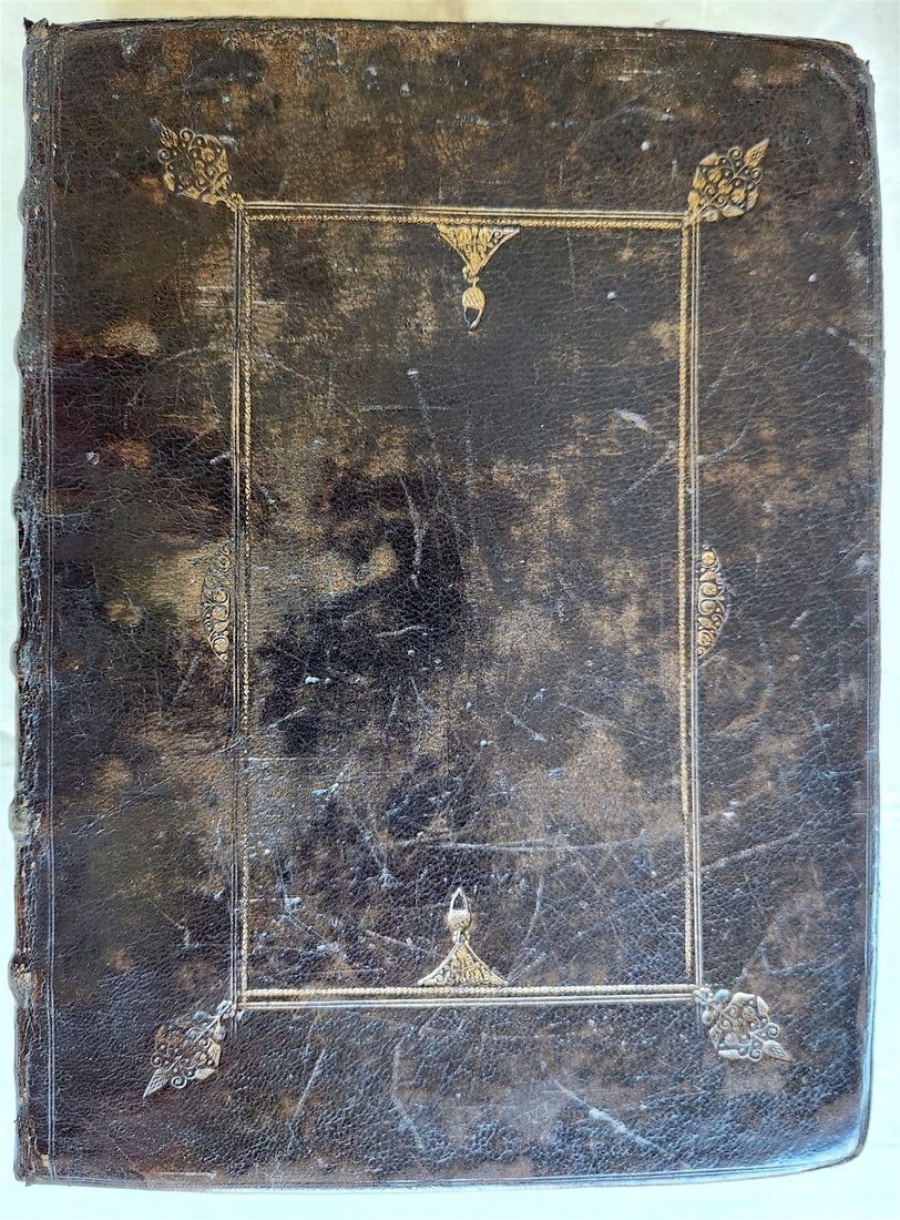 1678 BIBLE in ENGLISH w/ ORIGINAL BINDING antique OLD & NEW TESTAMENT 17th CENT. - 5
