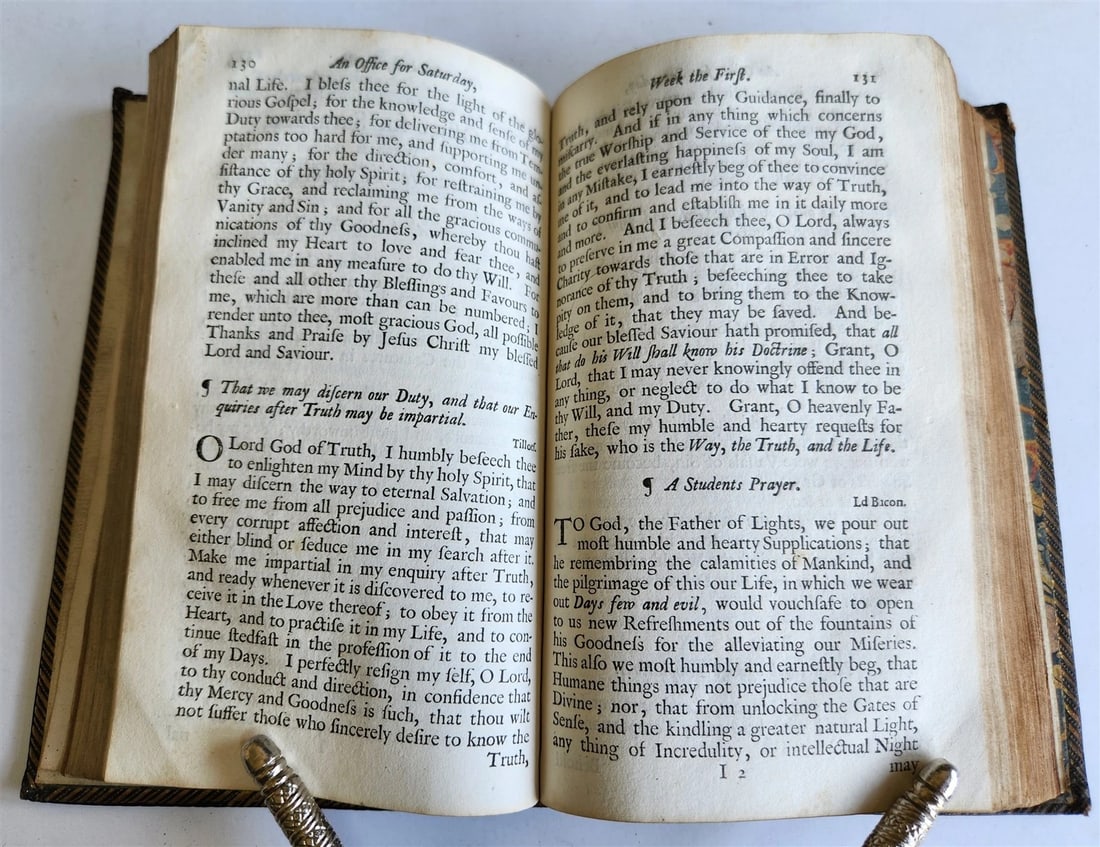 1719 REFORMED DEVOTIONS COLLECTION of HYMNS & PRAYERS antique in ENGLISH - 7