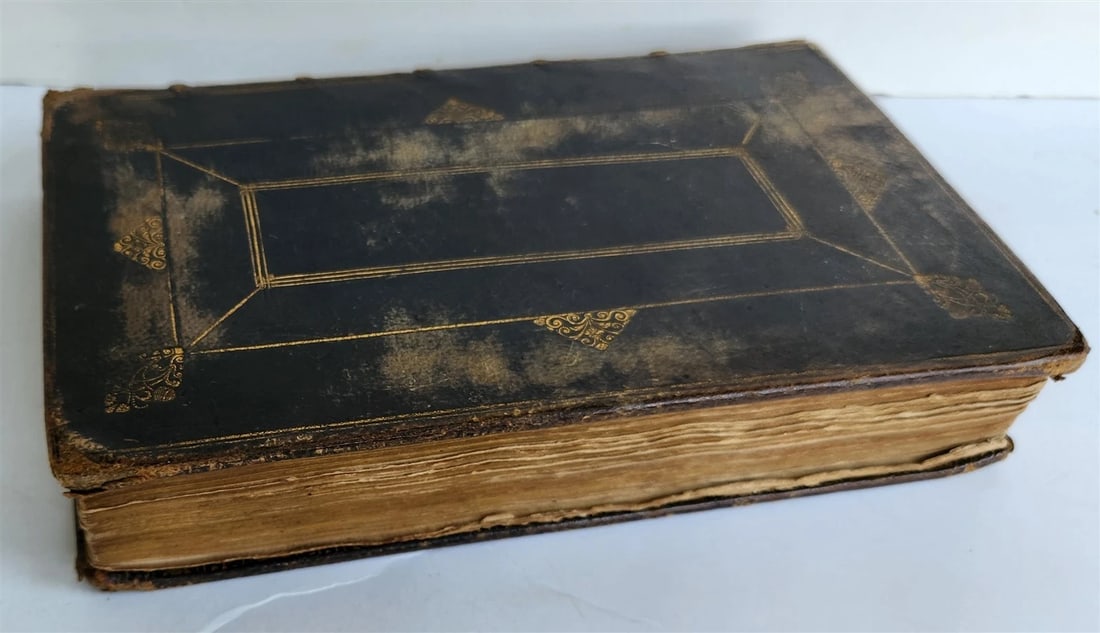 1725 BOOK of COMMON PRAYER w/ PSALTER or PSALMS of DAVID antique in ENGLISH - 4