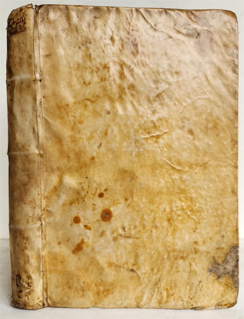 1602 DE MILITIA ROMANA by LIPSIUS antique ILLUSTRATED WARFARE Plantiniana vellum - 3