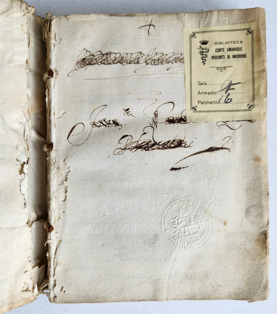 1575 LAW BOOK COMMUNES DOCTORUM IURIS UTRIUSQUE antique VELLUM BINDING - 4