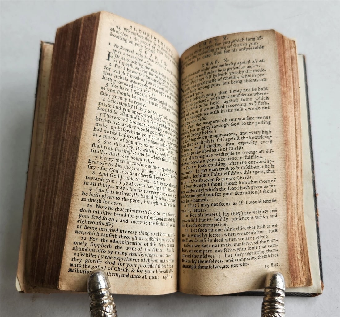 1640 BIBLE in ENGLISH antique New Testament Robert Barker & assigns of John Bill - 5