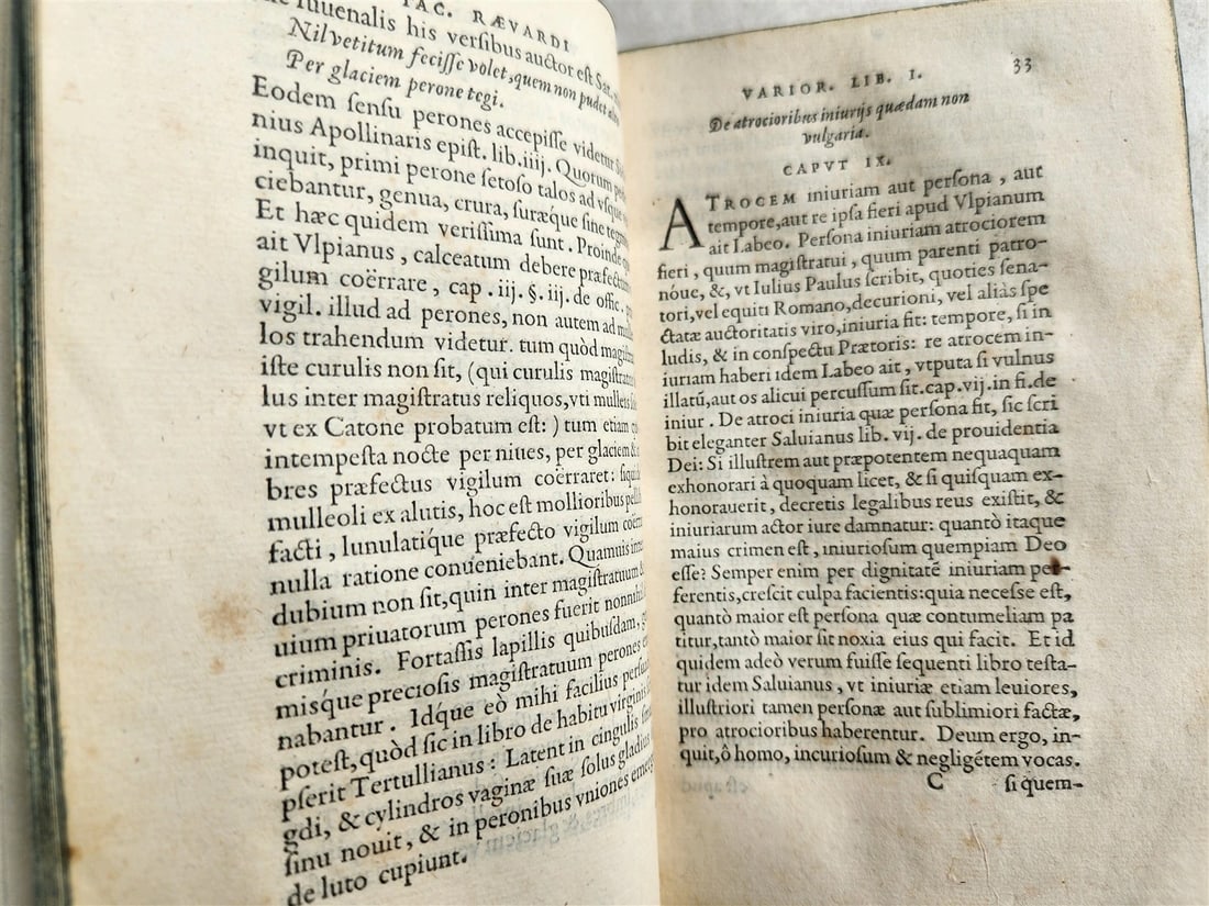 1564 ANCIENT ROMAN LAW TREATISE antique Variorum sive de iuris ambiguitatibus - 10