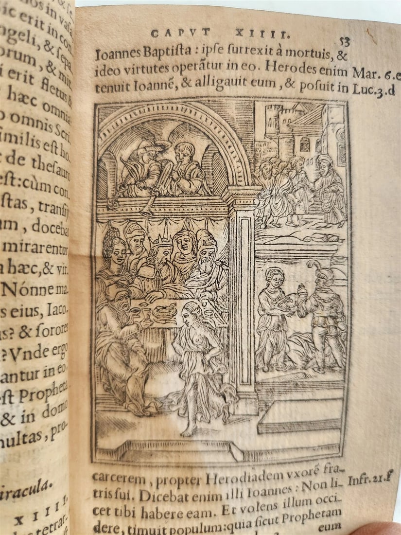 1548 BIBLE IN LATIN ILLUSTRATED antique 16th CENTURY NEW TESTAMENT rare - 12
