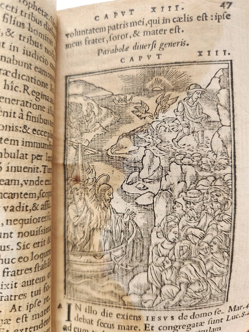 1548 BIBLE IN LATIN ILLUSTRATED antique 16th CENTURY NEW TESTAMENT rare - 13