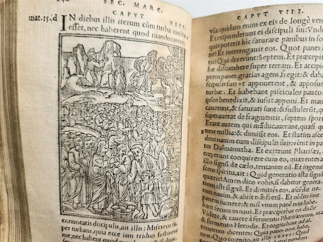 1548 BIBLE IN LATIN ILLUSTRATED antique 16th CENTURY NEW TESTAMENT rare - 14