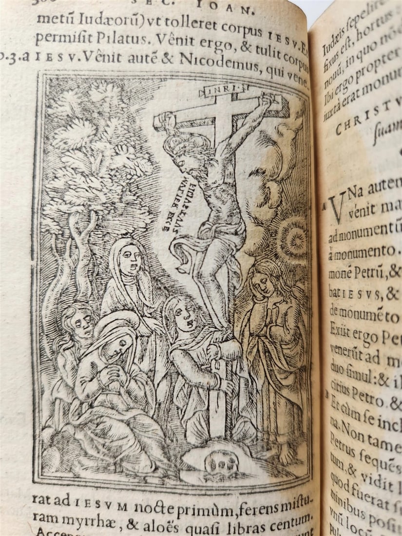 1548 BIBLE IN LATIN ILLUSTRATED antique 16th CENTURY NEW TESTAMENT rare - 20