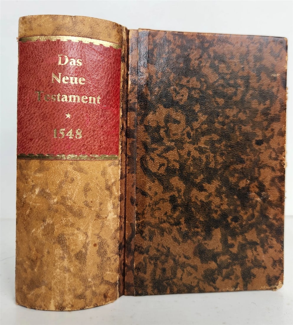 1548 BIBLE IN LATIN ILLUSTRATED antique 16th CENTURY NEW TESTAMENT rare - 2