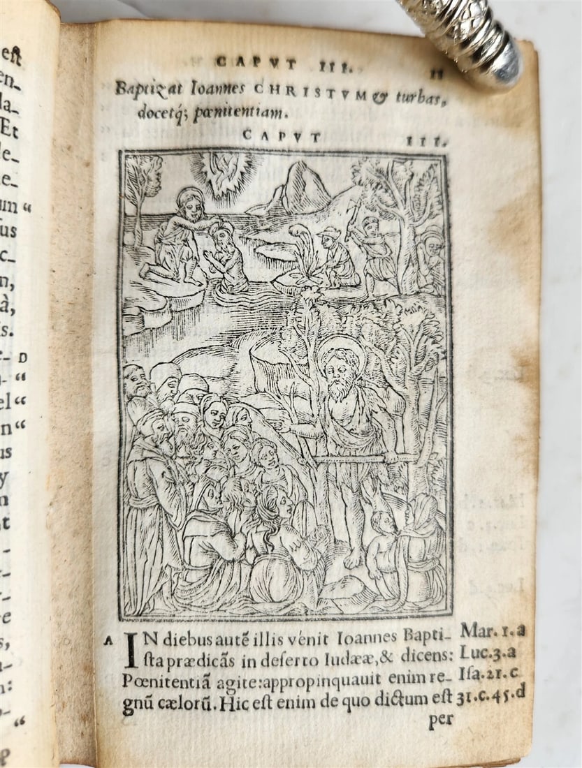 1548 BIBLE IN LATIN ILLUSTRATED antique 16th CENTURY NEW TESTAMENT rare - 6
