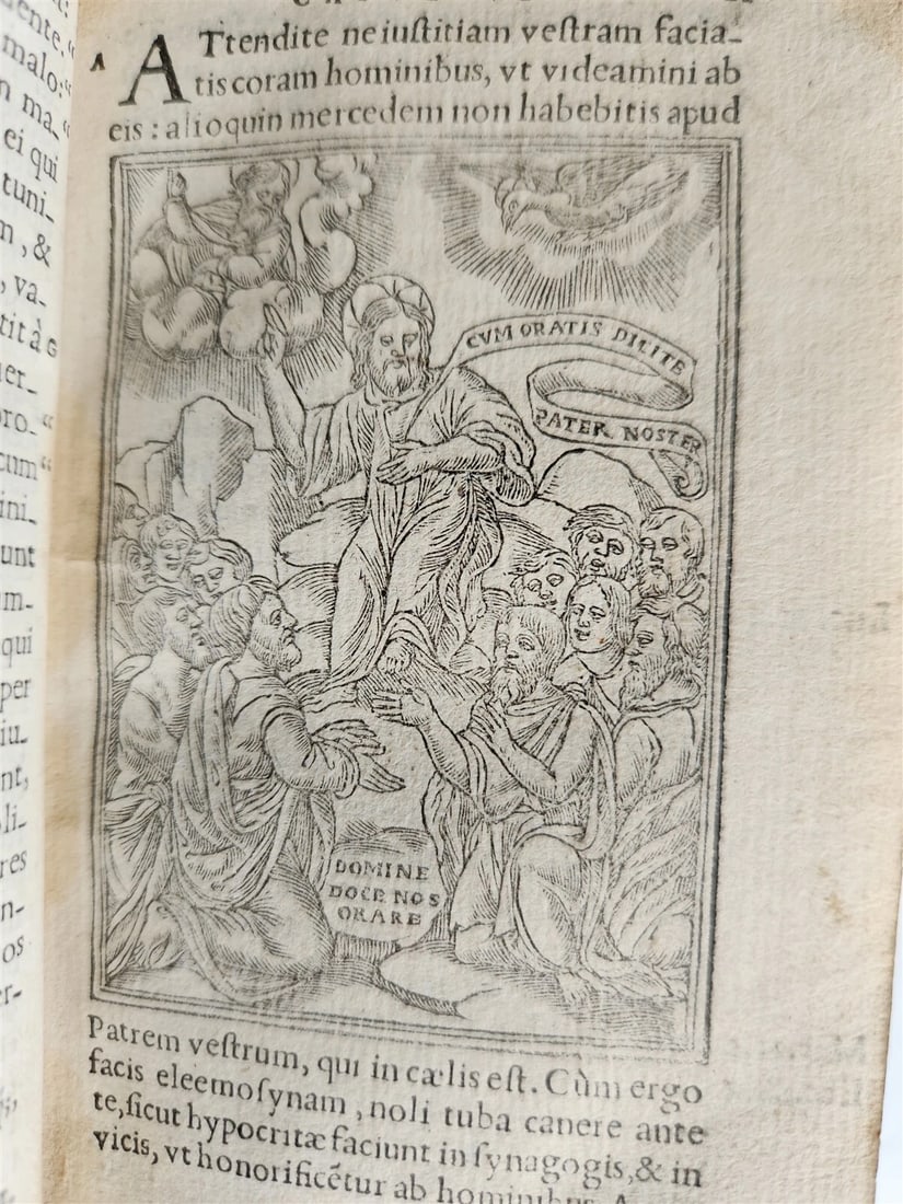 1548 BIBLE IN LATIN ILLUSTRATED antique 16th CENTURY NEW TESTAMENT rare - 8