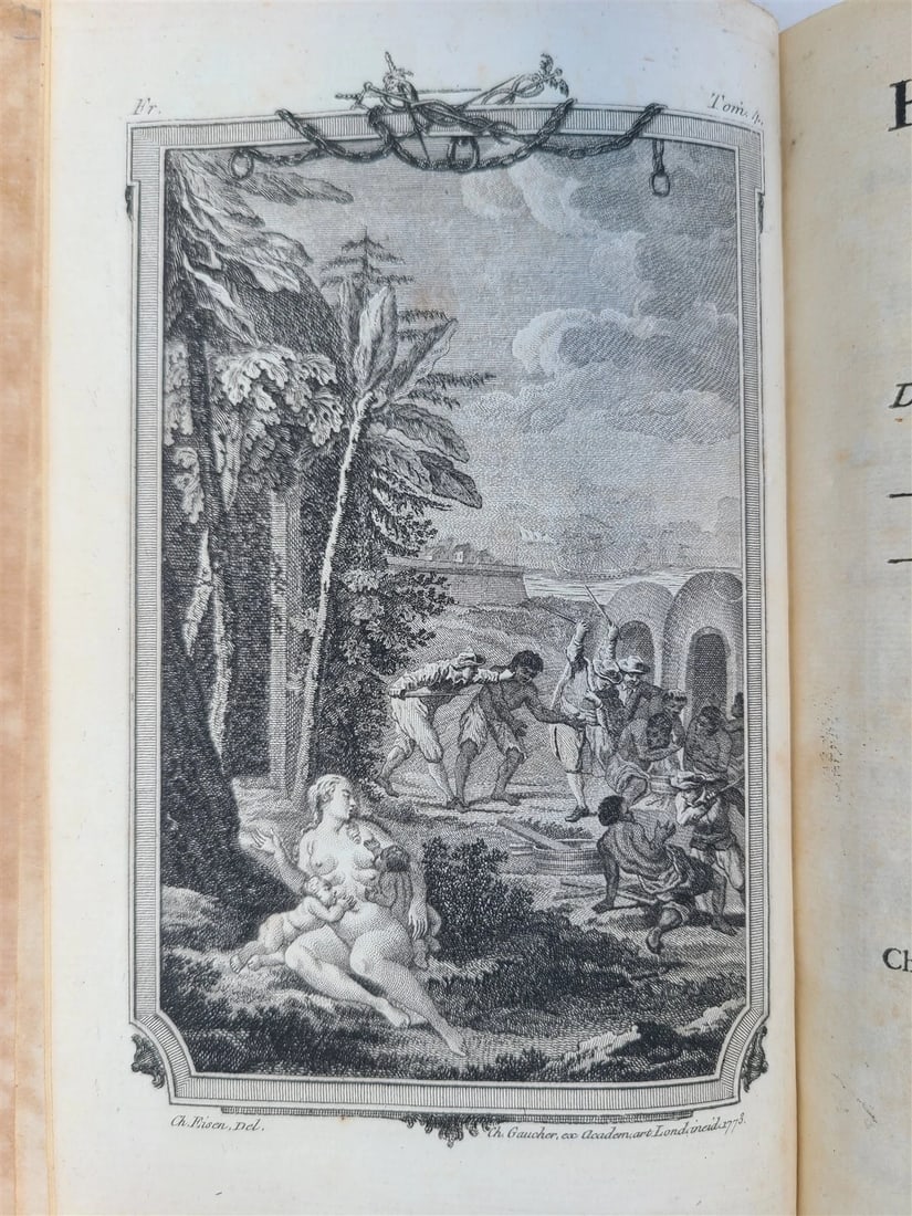 1775 HISTORY of EUROPEAN SETTLEMENTS & TRADE in INDIES 7 VOLUMES antique w/MAPS - 15
