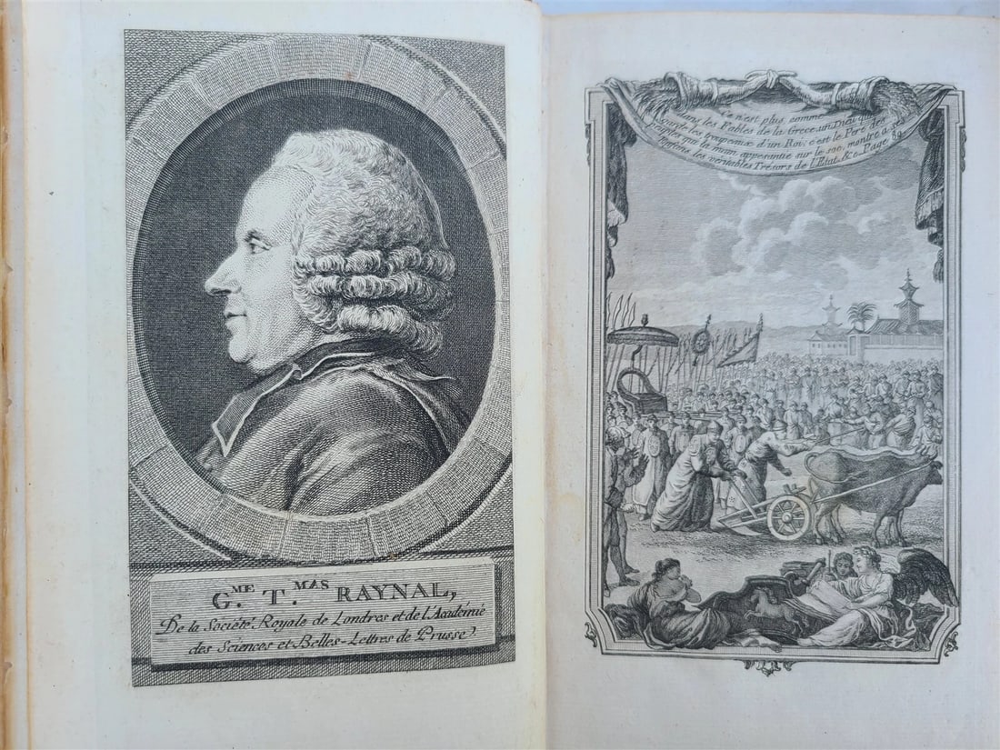 1775 HISTORY of EUROPEAN SETTLEMENTS & TRADE in INDIES 7 VOLUMES antique w/MAPS - 3