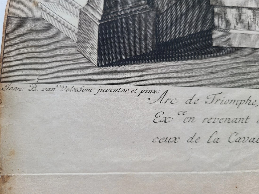 1719 CHARLES VI INAGUARATION LARGE FOLIO ILLUSTRATED w/ FOLD OUT PLATES antique - 16