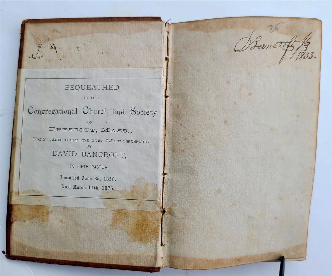 1792 SERMONS by HUGH BLAIR antique NEW YORK AMERICANA Vol. I - 3