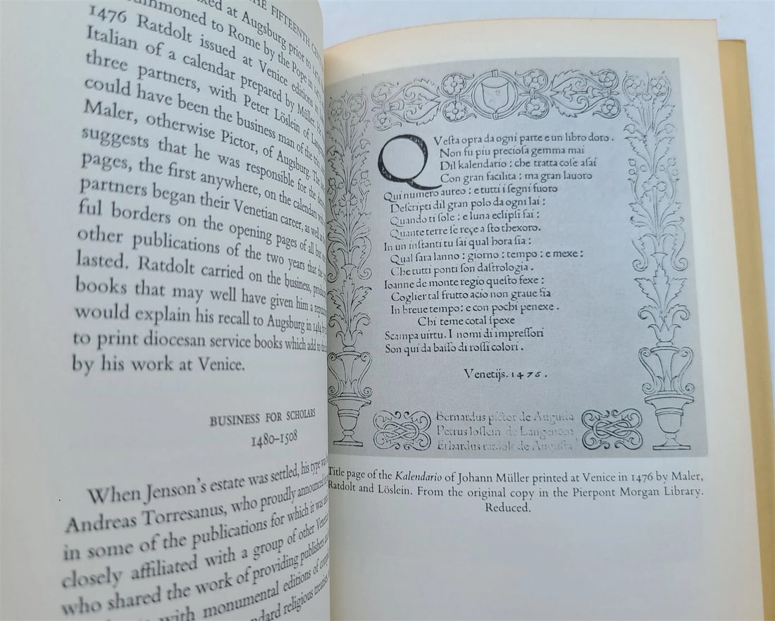PRINTING in FIFTEENTH CENTURY by GEORGE P. WINSHIP reference book - 3