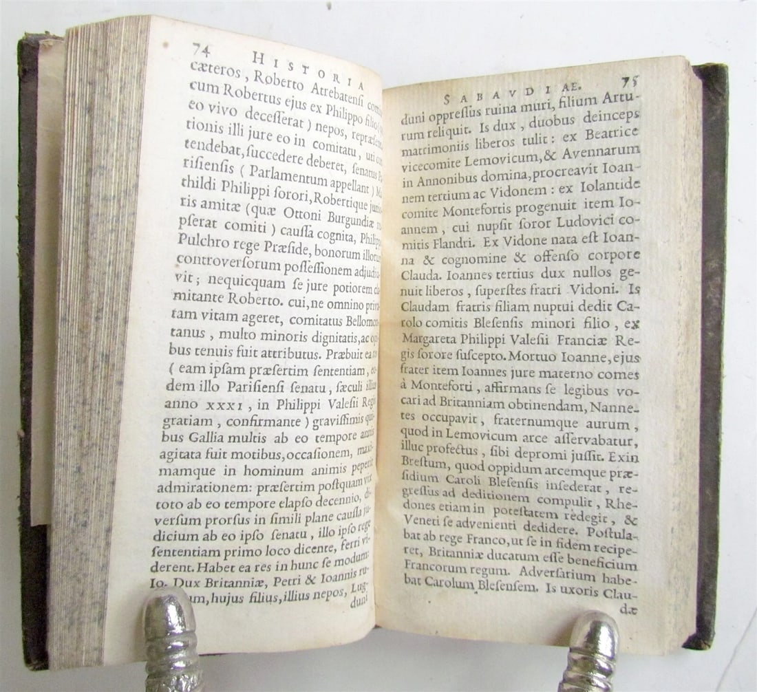 1634 SAVOY Sabaudiae respublica et historia antique ELZEVIER vellum 17th CENTURY - 4