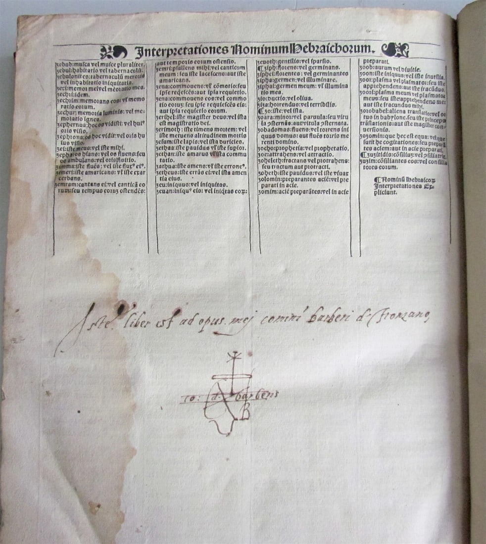 1529 BIBLE ILLUSTRATED LATIN TEXTUS BIBLIE antique FOLIO RARE 16th CENTURY - 11
