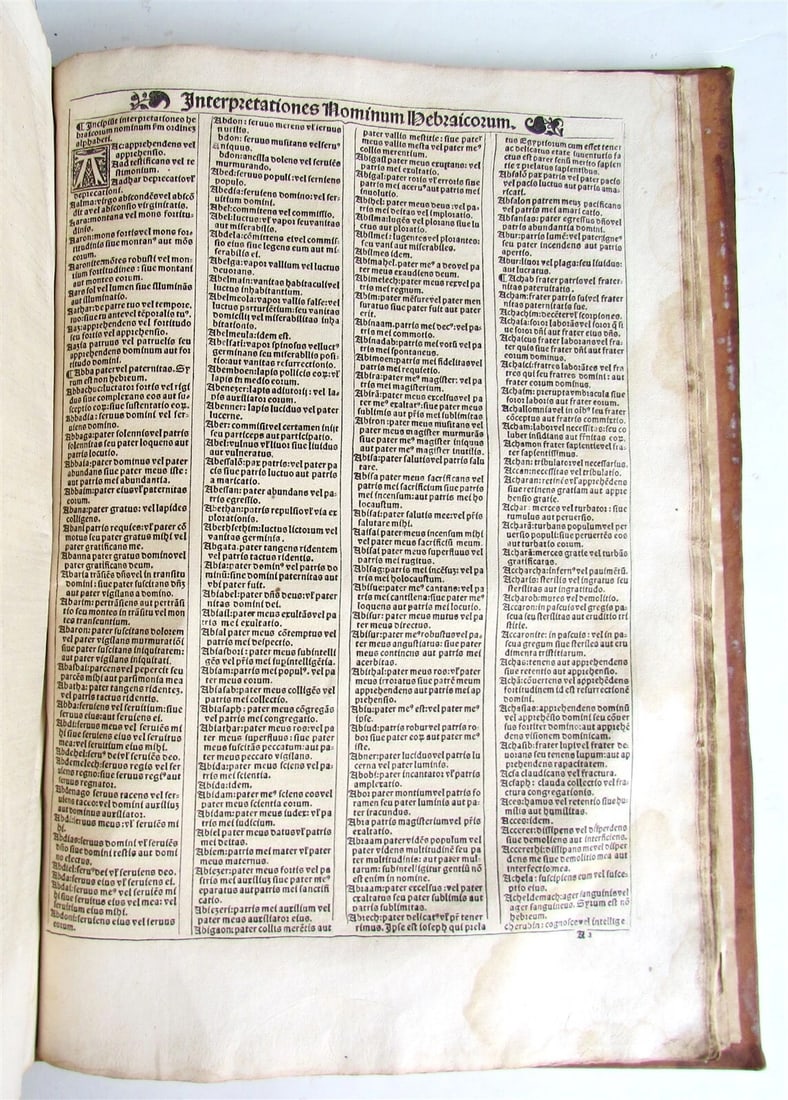 1529 BIBLE ILLUSTRATED LATIN TEXTUS BIBLIE antique FOLIO RARE 16th CENTURY - 12