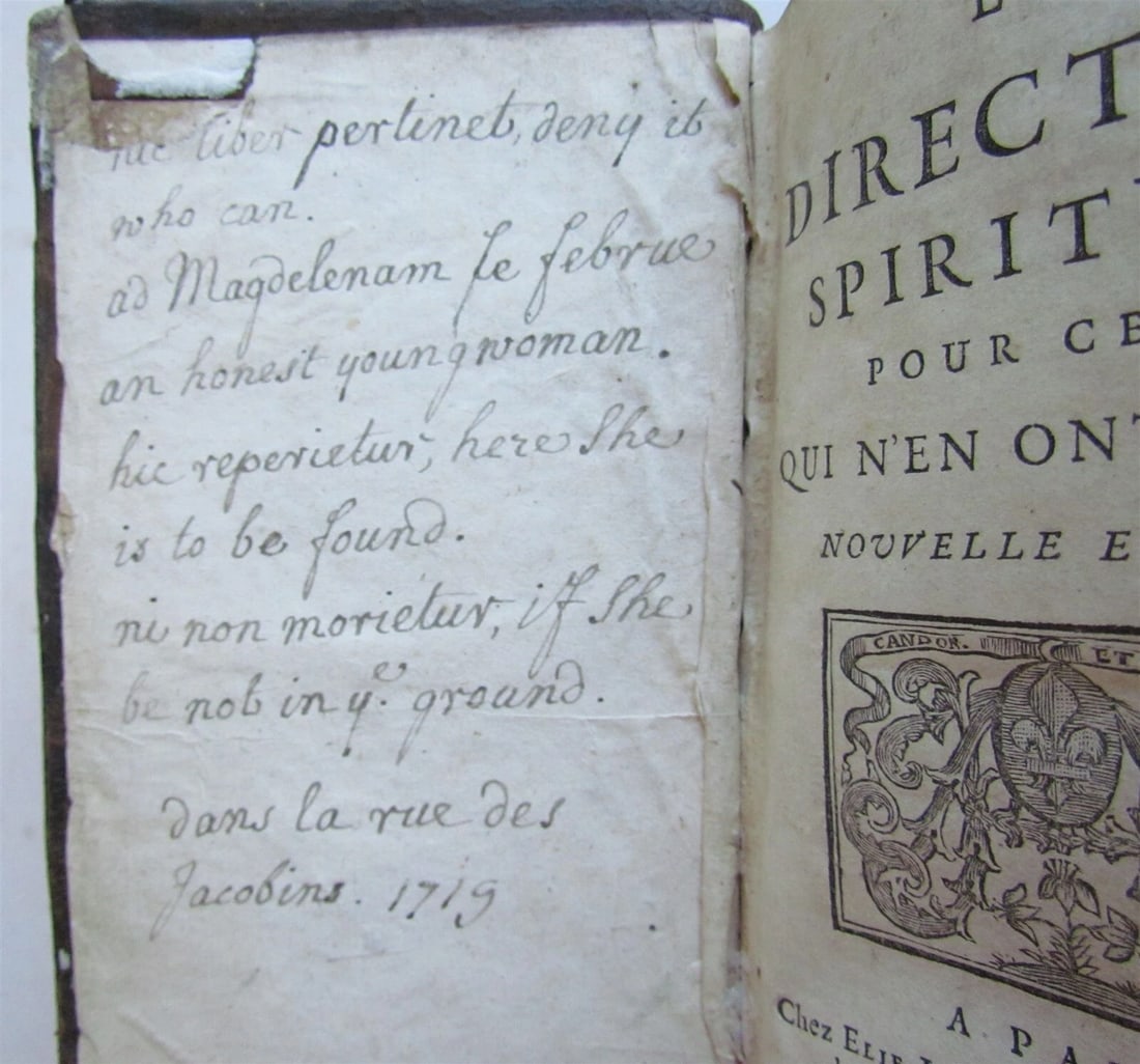 1692 Christian directory by French Jansenist theologian S.-M. Treuve antique - 4